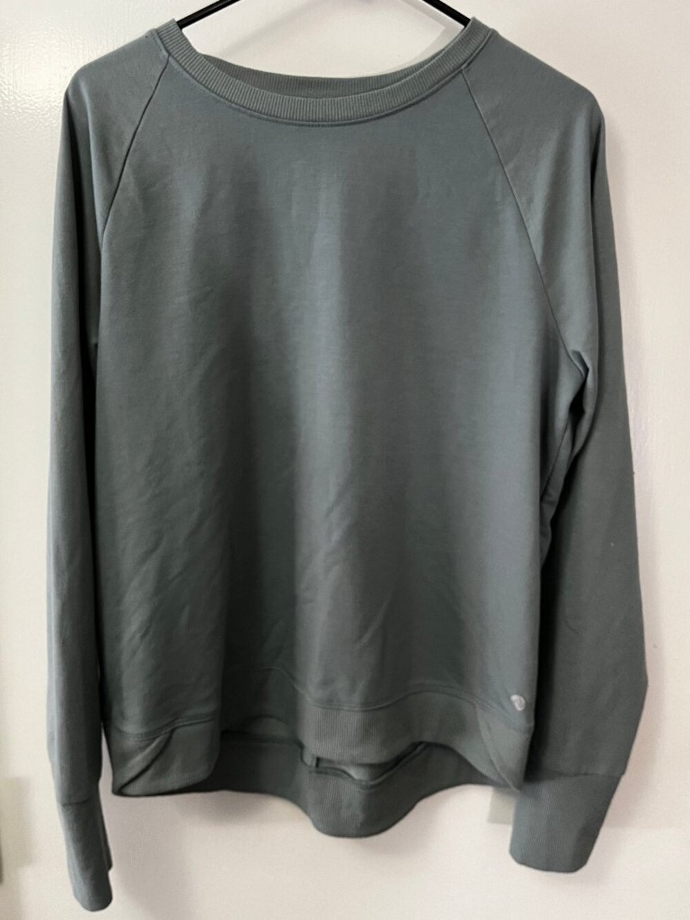 Apara Women's Long Sleeve Crewneck Activewear Sweatshirt (Large)